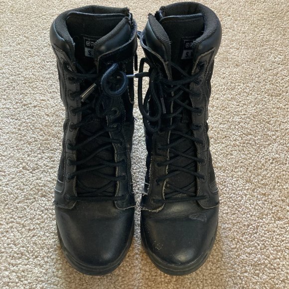 Original SWAT Boots Mens Size 10 Classic Lace Up Black Leather 1232 main image 10